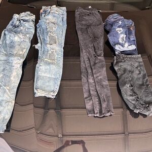 Distressed Jeans and shorts for women